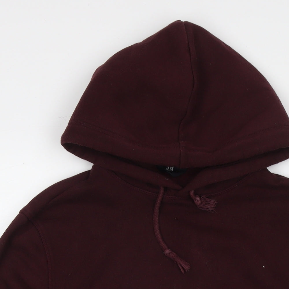 Mens UK Size XS H&M Brown Pullover Hoodie