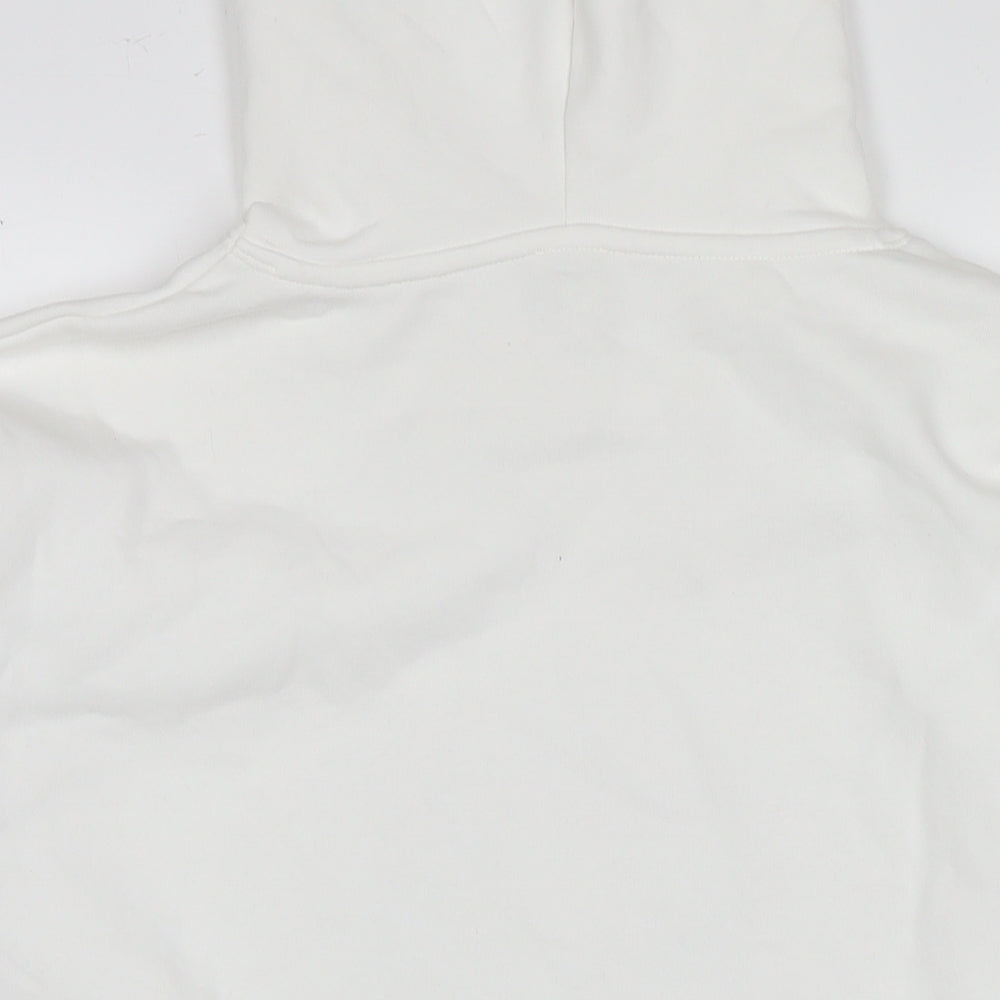 Mens UK Size XS River Island White Pullover Hoodie