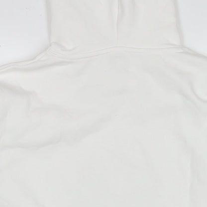 Mens UK Size XS River Island White Pullover Hoodie