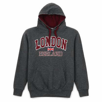 Zone One Womens Grey Cotton Pullover Hoodie Size S Pullover