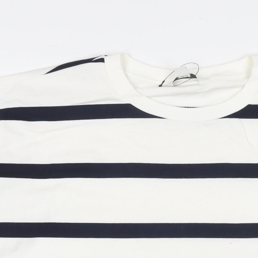 Womens UK Size XL Marks and Spencer White Pullover Sweatshirt