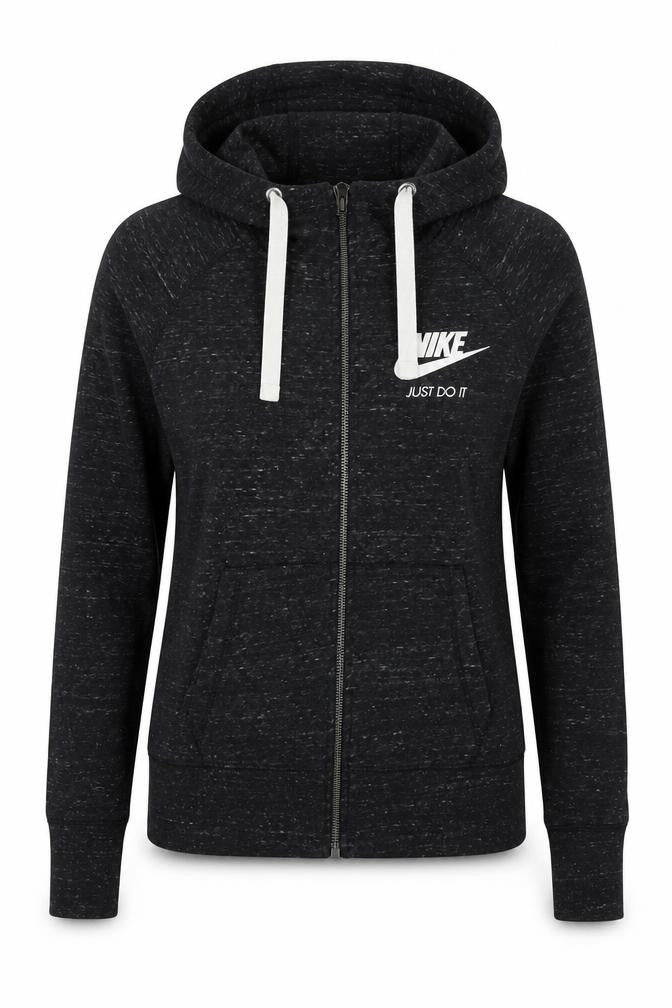 Womens UK Size S Marks and Spencer Black Full Zip Hoodie