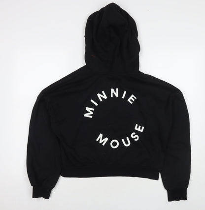 Womens UK Size S Disney Black Pullover Hoodie