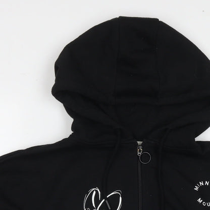 Womens UK Size S Disney Black Pullover Hoodie