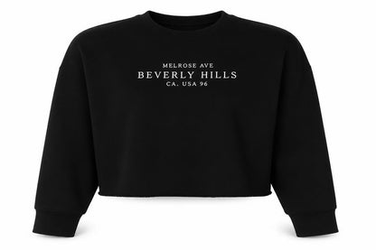 Womens UK Size M Boohoo Black Pullover Sweatshirt