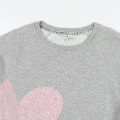 Womens UK Size S NEXT Grey Pullover Sweatshirt