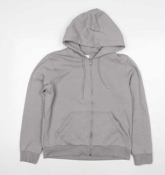 Mens UK Size S H&M Beige Full Zip Hoodie
