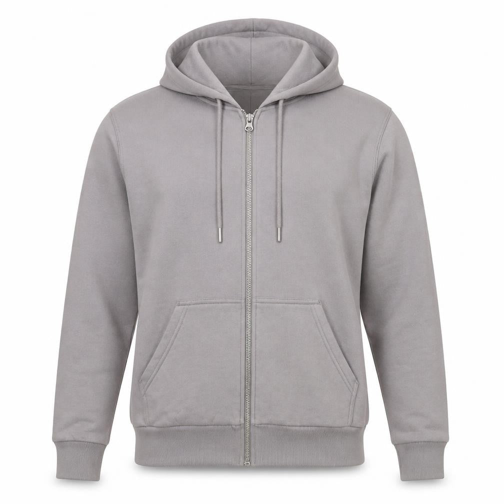 Mens UK Size S H&M Beige Full Zip Hoodie
