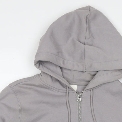 Mens UK Size S H&M Beige Full Zip Hoodie