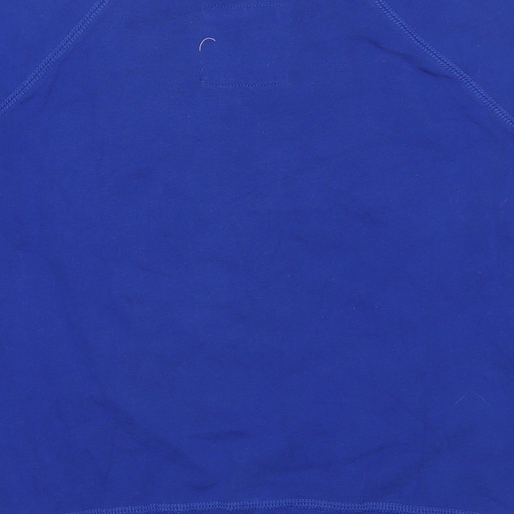 Hollister Womens Blue Cotton Pullover Sweatshirt Size S Pullover - Logo