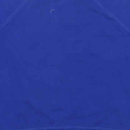 Hollister Womens Blue Cotton Pullover Sweatshirt Size S Pullover - Logo