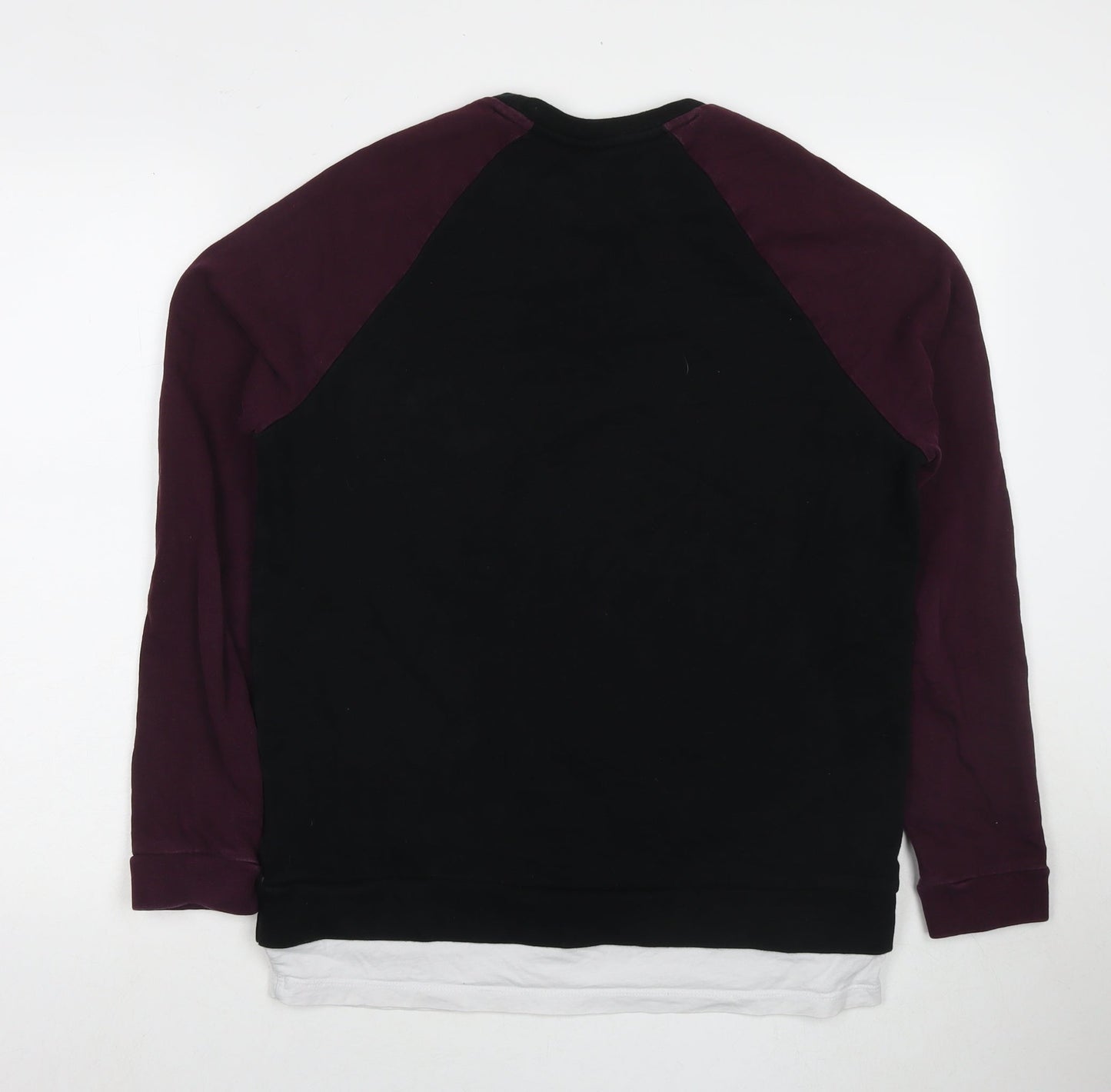 Mens UK Size M ASOS Black Pullover Sweatshirt