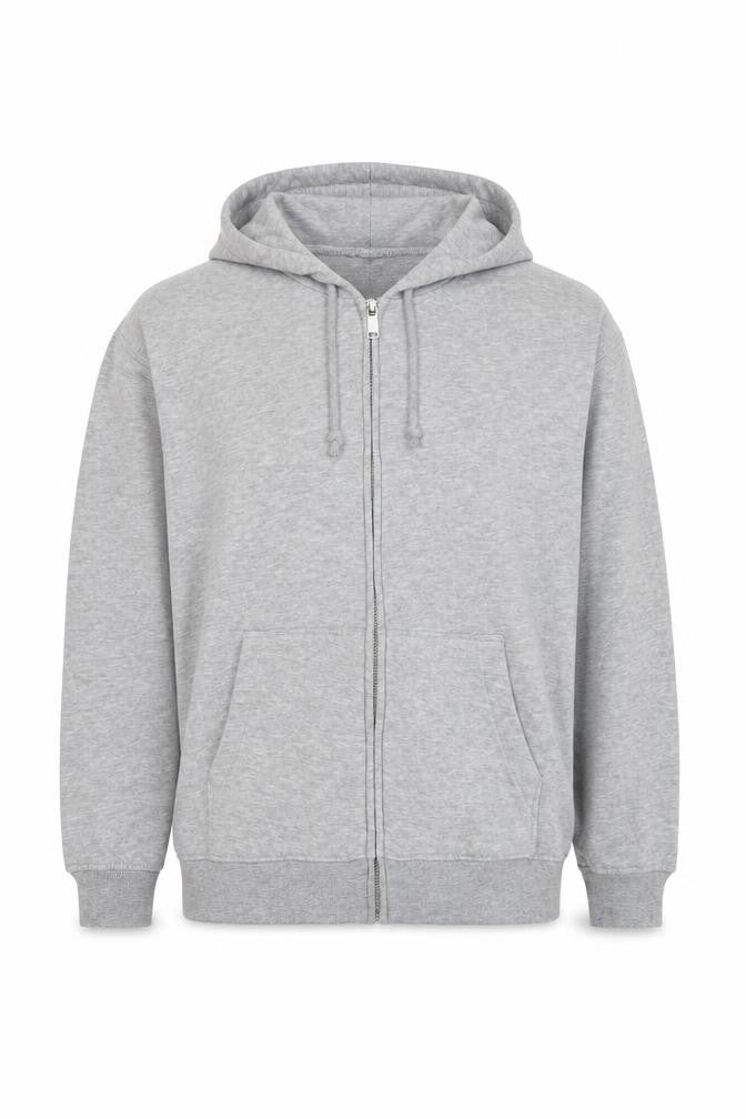 Mens UK Size S Divided by H&M Grey Full Zip Hoodie