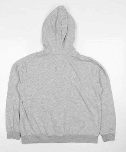 Mens UK Size S Divided by H&M Grey Full Zip Hoodie