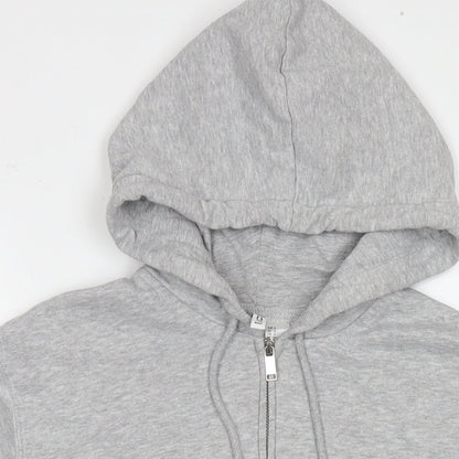 Mens UK Size S Divided by H&M Grey Full Zip Hoodie
