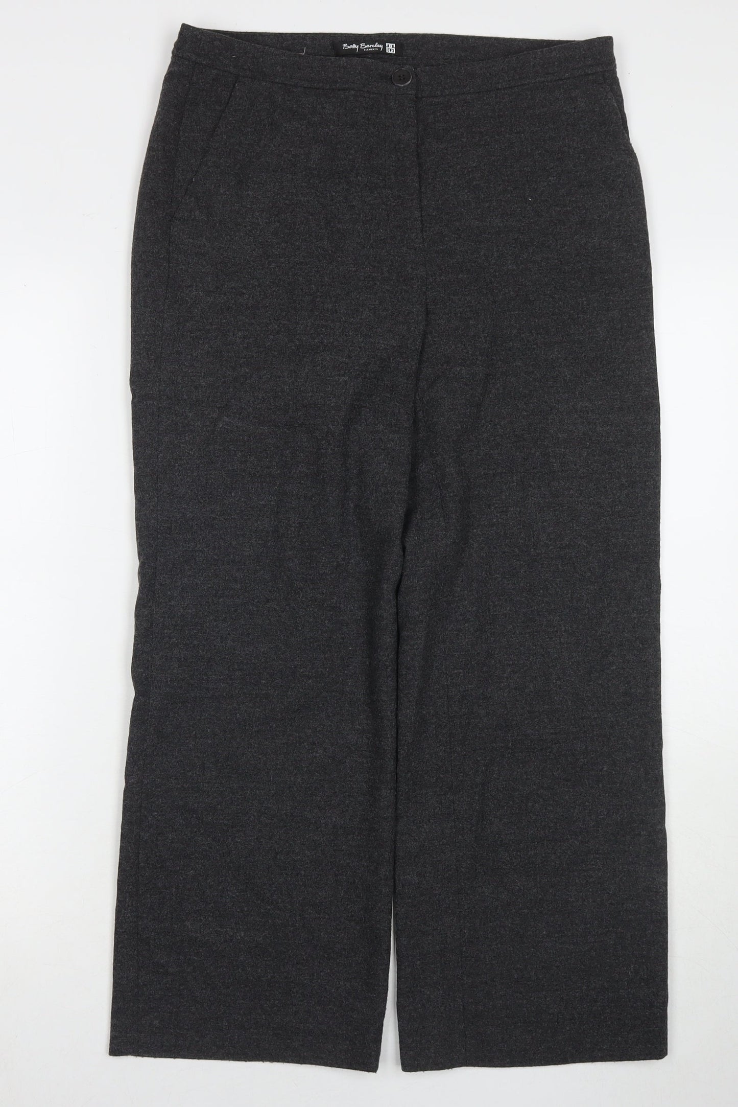 Womens UK Size 10 Betty Barclay Regular Fit  Grey Trousers