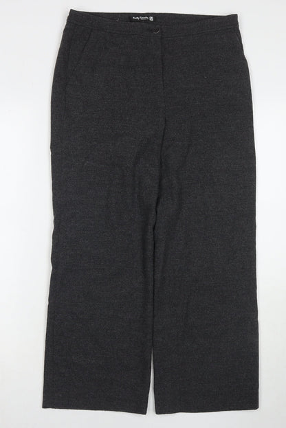 Womens UK Size 10 Betty Barclay Regular Fit  Grey Trousers