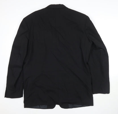 Mens UK Size 40 Ciro Citterio Regular Black Suit Jacket