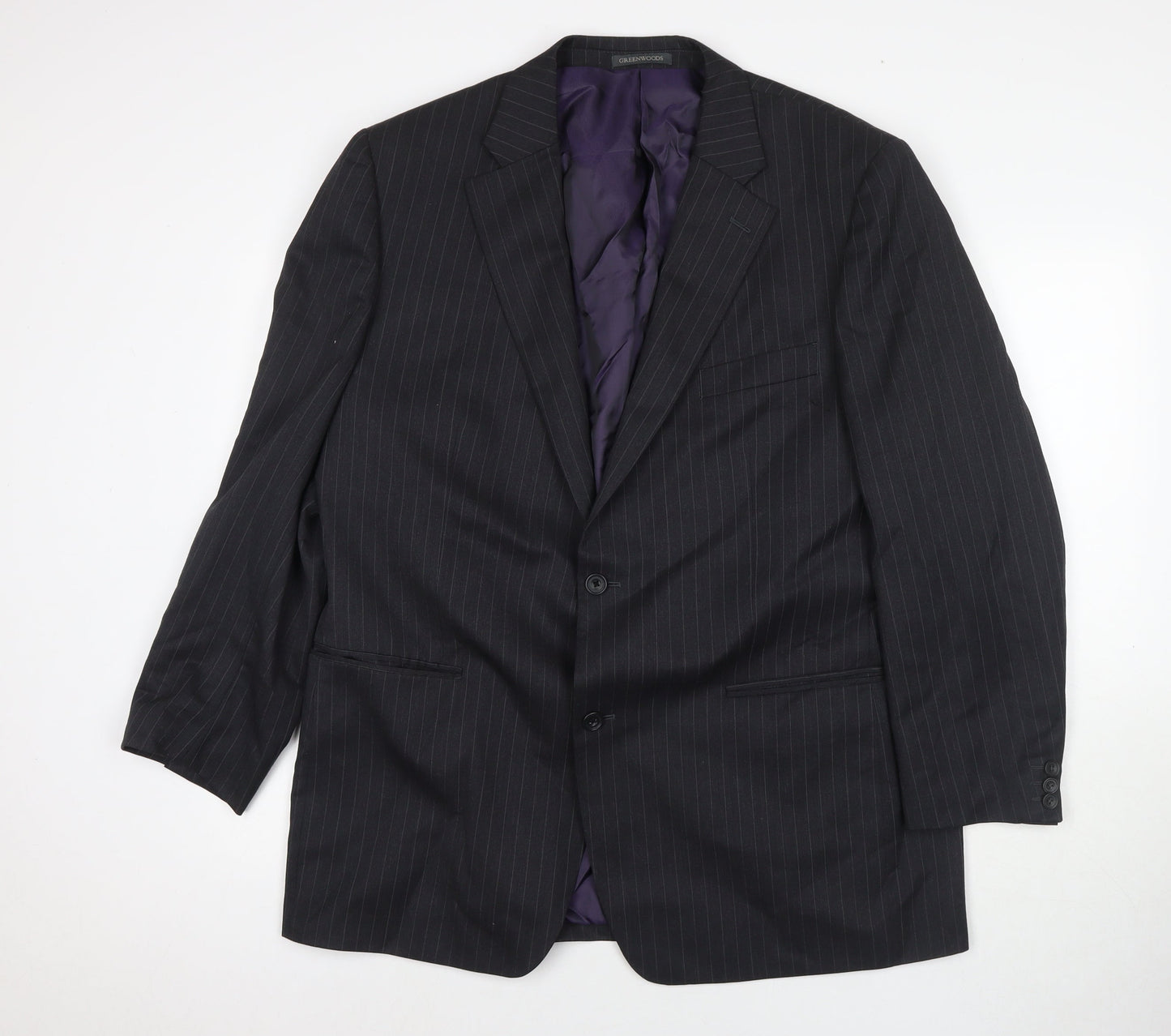 Mens UK Size 46 Greenwoods Regular Grey Suit Jacket