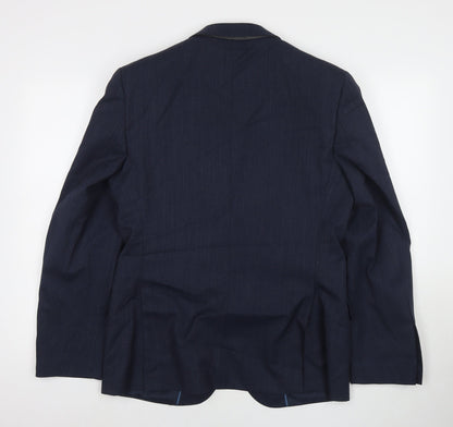 Mens UK Size 38 Marks and Spencer Regular Blue Suit Jacket