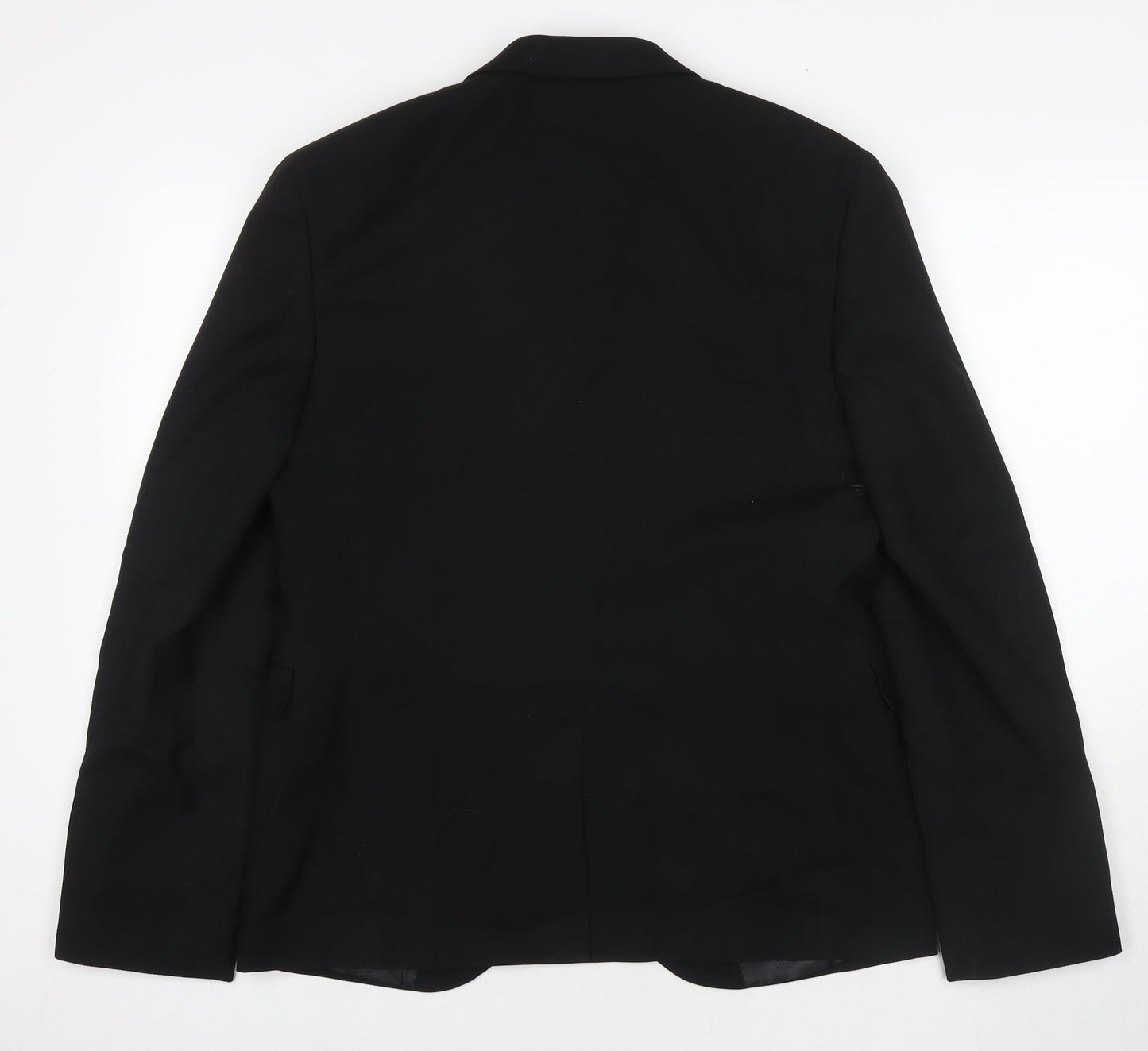 Mens UK Size 42 Cedar Wood State Regular Black Suit Jacket
