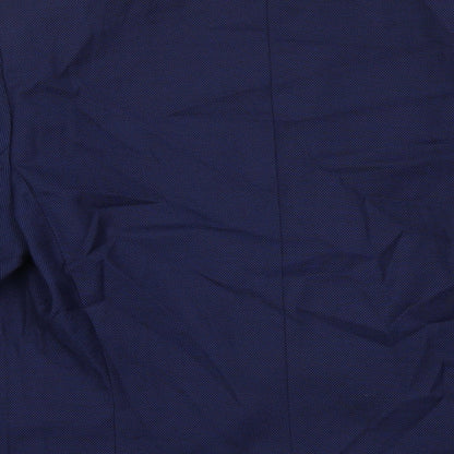 Dimentions Womens Blue Jacket Blazer Size 14 Button