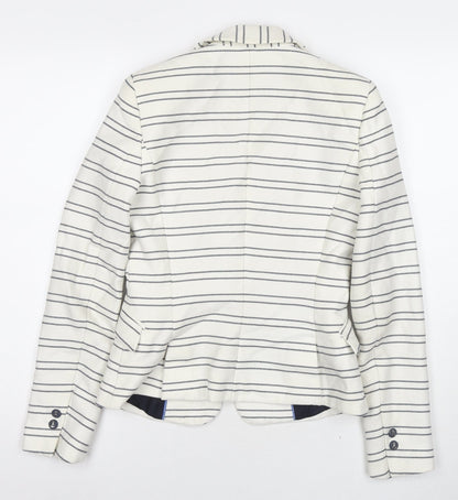 Womens UK Size XS Zara White Jacket