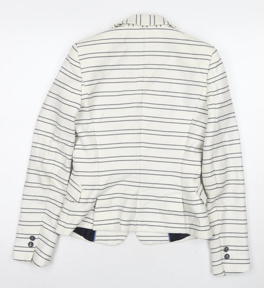 Womens UK Size XS Zara White Jacket