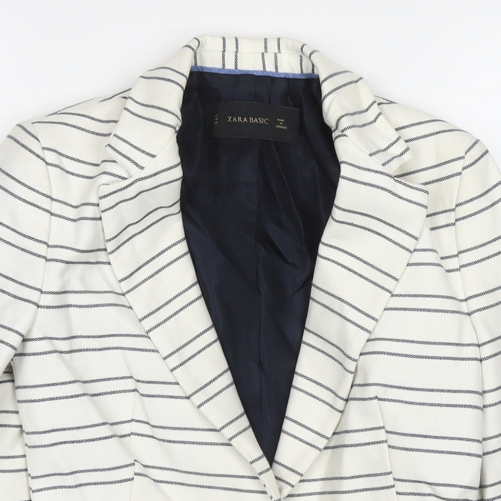 Womens UK Size XS Zara White Jacket