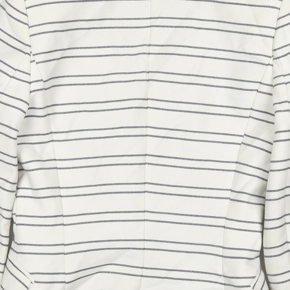 Womens UK Size XS Zara White Jacket