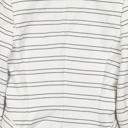 Womens UK Size XS Zara White Jacket