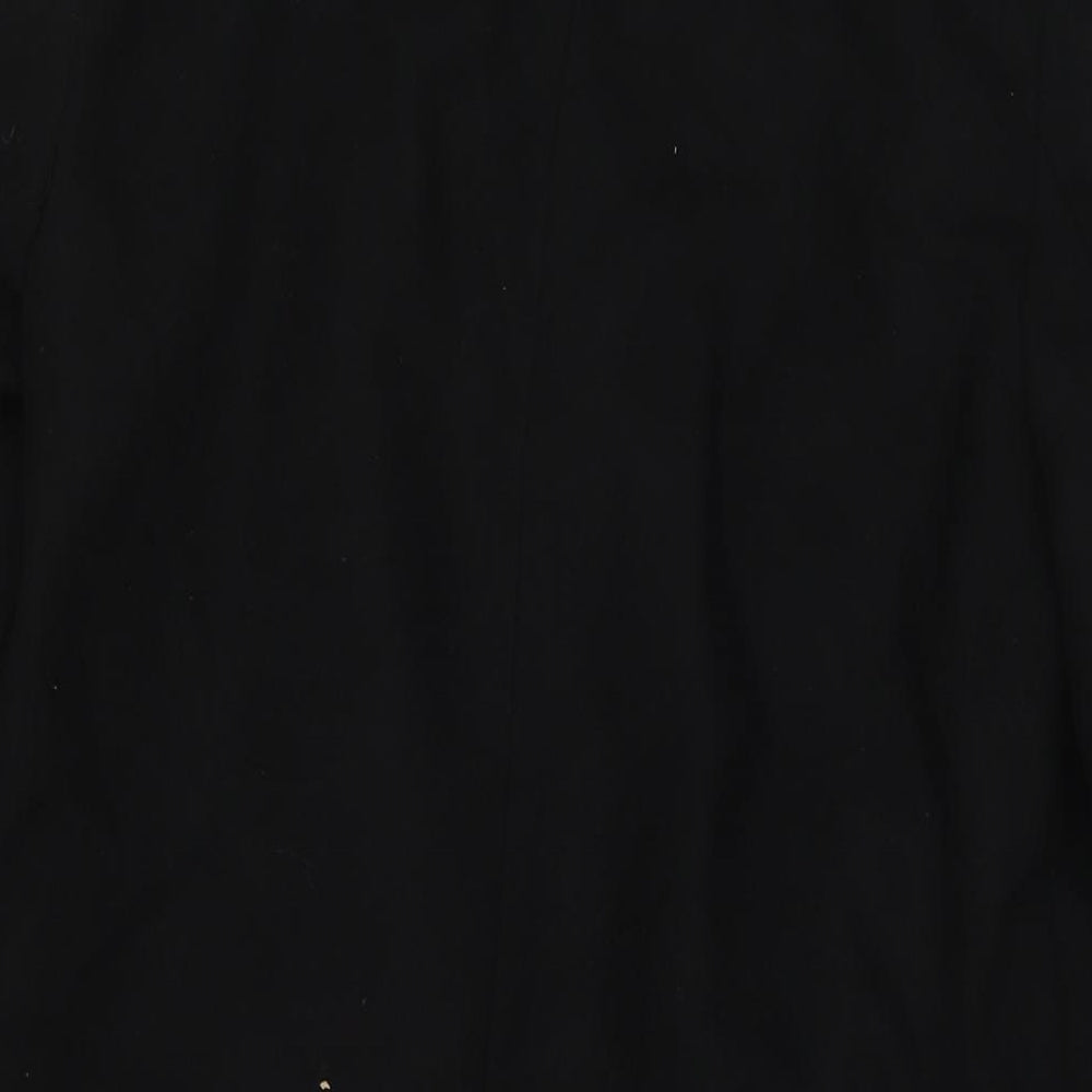 Womens UK Size 8 New Look Black Overcoat