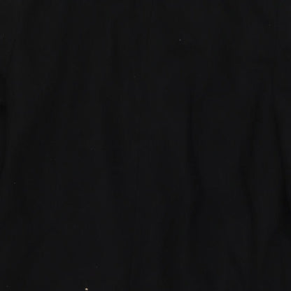 Womens UK Size 8 New Look Black Overcoat