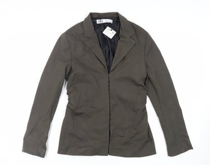 Womens UK Size L Zara Green Jacket