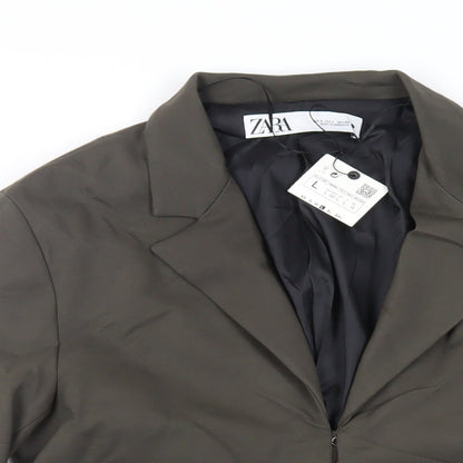 Womens UK Size L Zara Green Jacket