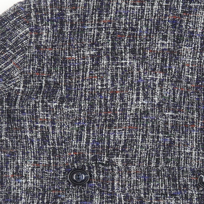 Classics Womens Blue Pea Coat Coat Size 18 Button