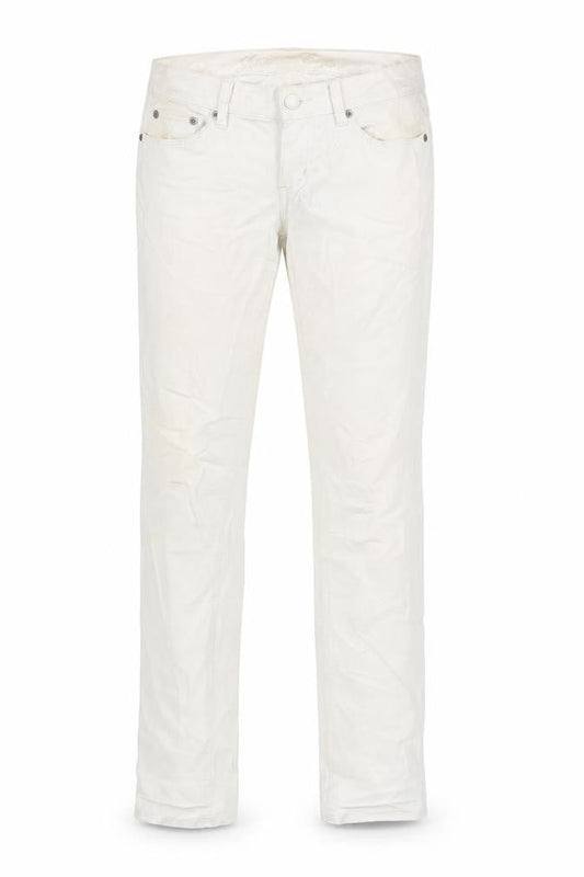Womens UK Size 30 in American Eagle Regular Fit Skinny Ivory Jeans