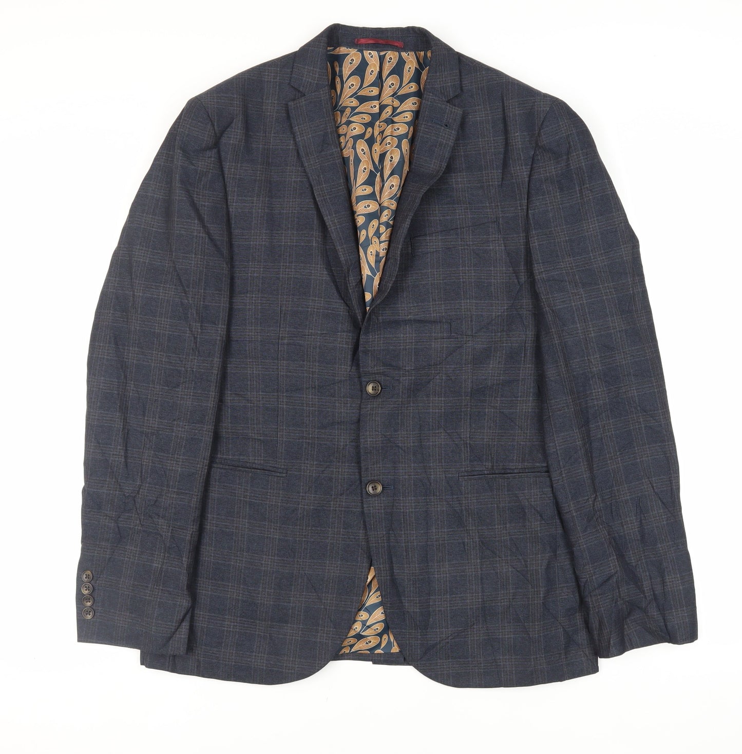 Mens UK Size 42 NEXT Regular Blue Suit Jacket