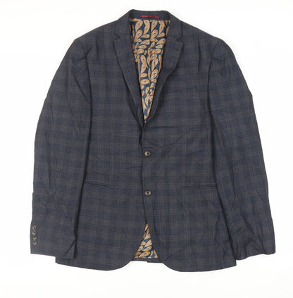 Mens UK Size 42 NEXT Regular Blue Suit Jacket