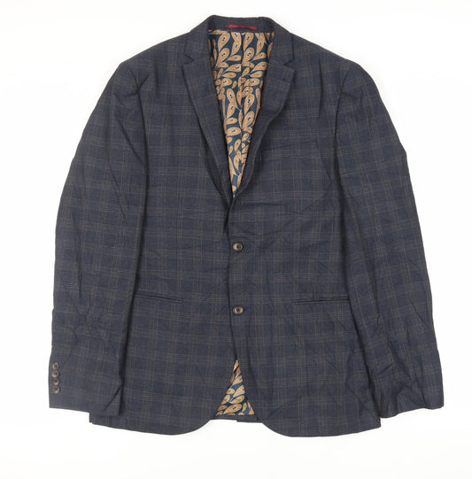Mens UK Size 42 NEXT Regular Blue Suit Jacket
