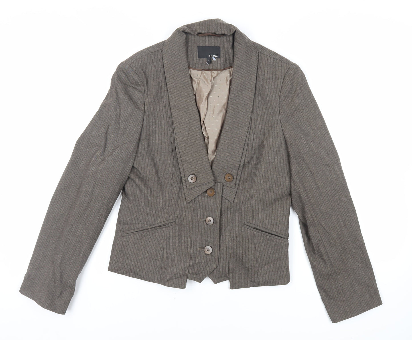 Womens UK Size 12 NEXT Brown Jacket