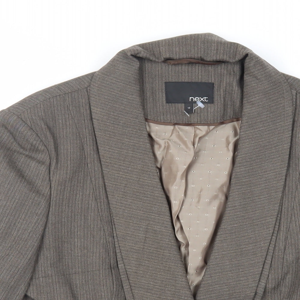 Womens UK Size 12 NEXT Brown Jacket