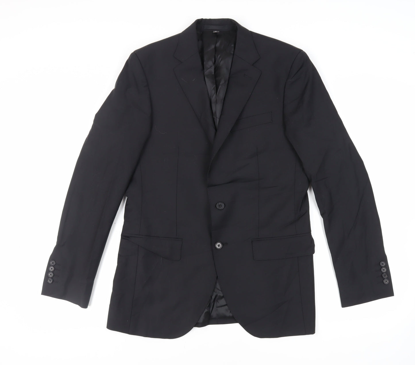 Mens UK Size 38 Marks and Spencer Regular Black Suit Jacket