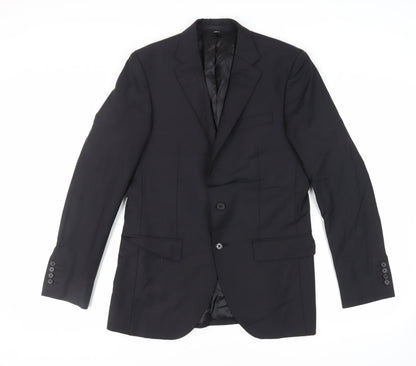 Mens UK Size 38 Marks and Spencer Regular Black Suit Jacket