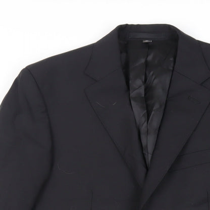Mens UK Size 38 Marks and Spencer Regular Black Suit Jacket