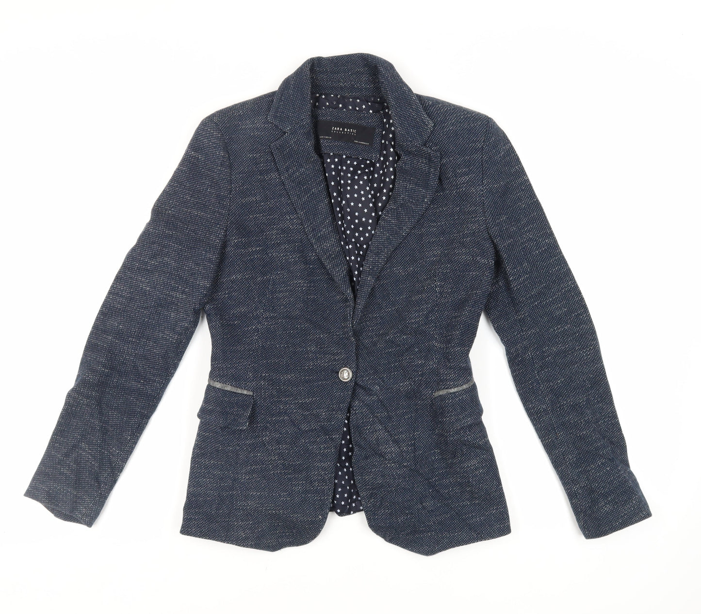 Womens UK Size S Zara Blue Jacket