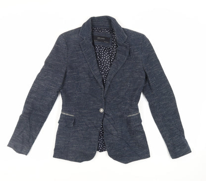 Womens UK Size S Zara Blue Jacket