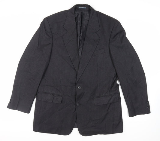 Mens UK Size 40 Greenwoods Regular Black Suit Jacket