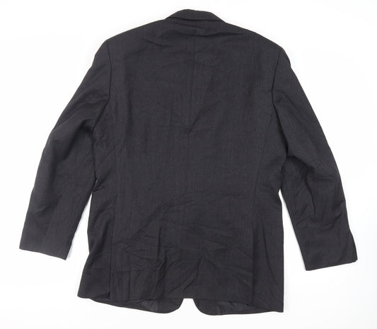 Mens UK Size 40 Greenwoods Regular Black Suit Jacket