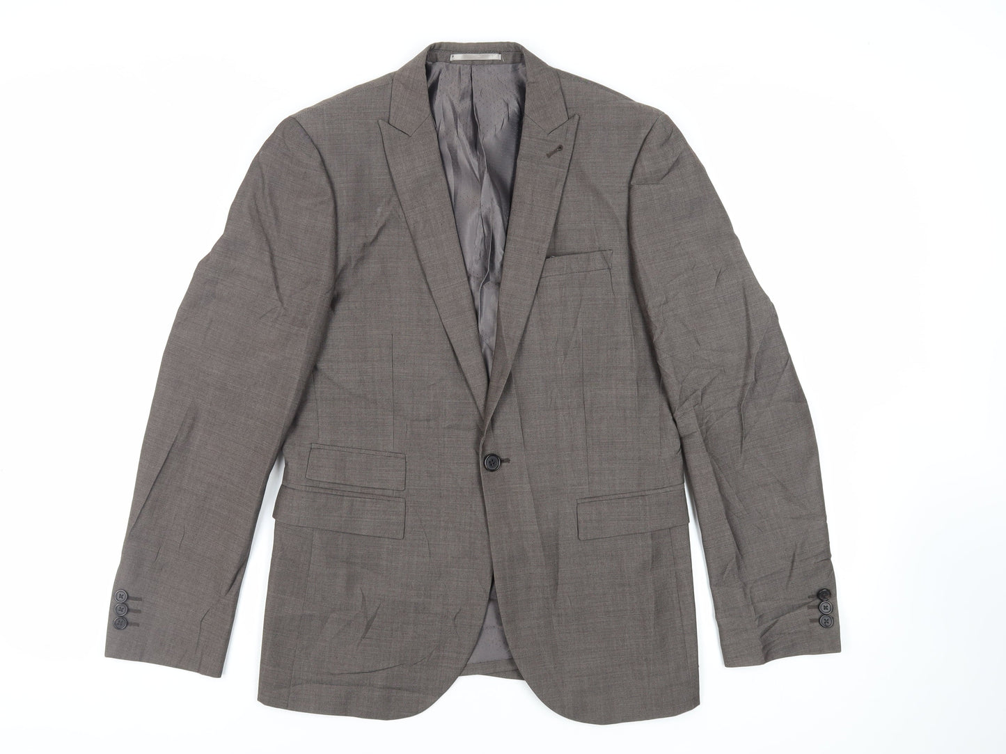 Mens UK Size 38 NEXT Regular Brown Suit Jacket